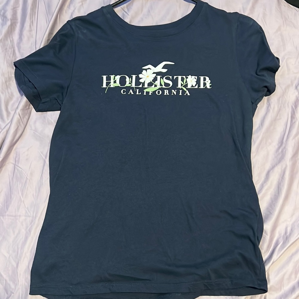 Dark Navy Blue Hollister Tee